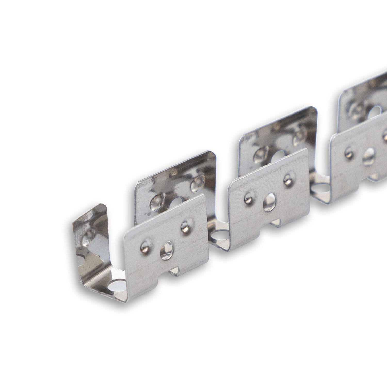 LED Aufbauprofil eloxiert, gezahnt und flexibel für NEON Flexband B04H08, 100 cm