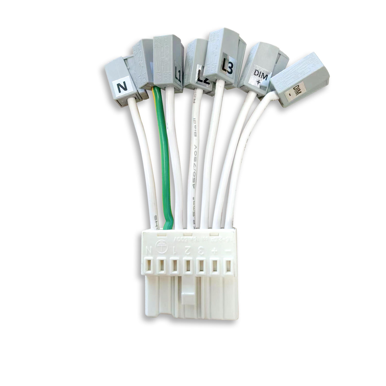 FastFix LED Linearsystem R XL Einspeiseadapter 7-polig, 15A