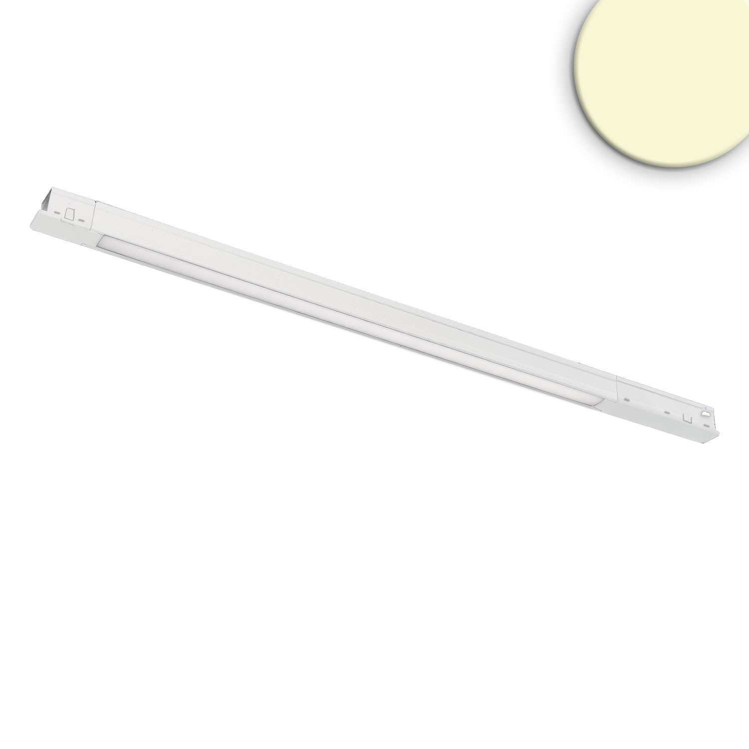 Track48 Leuchte Mini Linear, weiß, 42cm, 10W, prismatisch, 48V DC, 3000K, CRI90