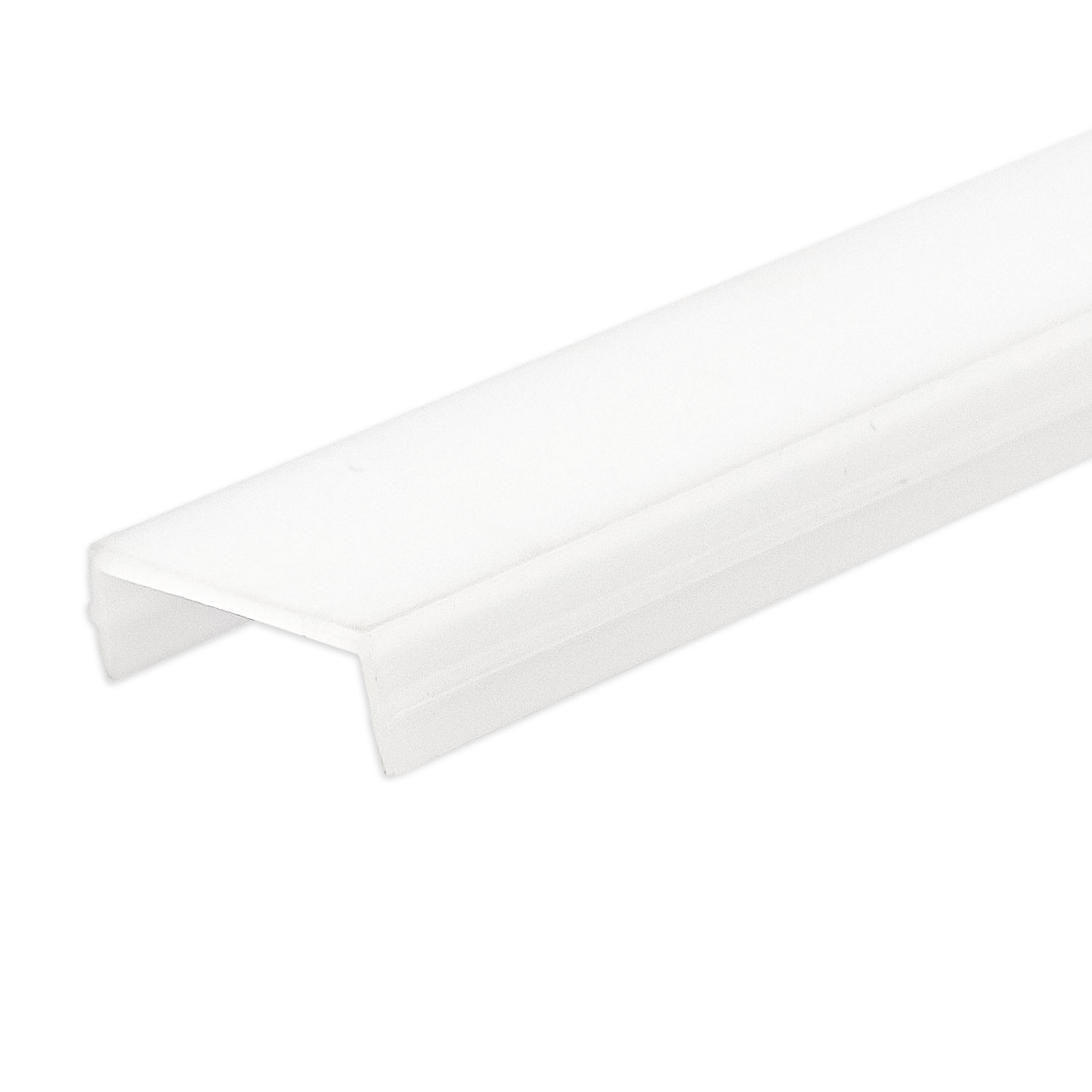 COVER weiß/matt  für Track48 Trockenbau-, Einbau u. Aufbauschiene (H50), 200cm, 75% Transmission