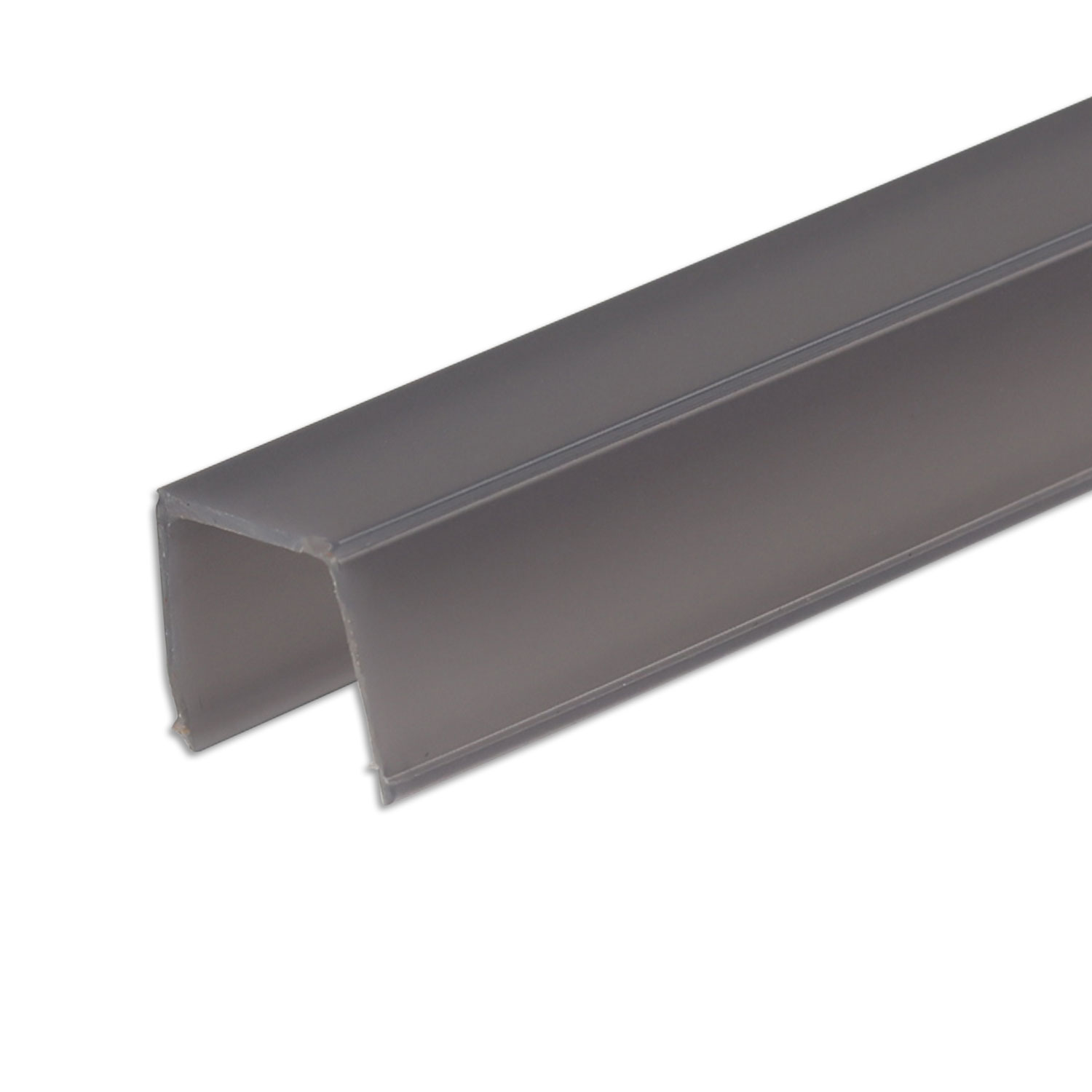 COVER schwarz/matt für Track48 Aufbauschiene flat (H25), 200cm, 25% Transmission