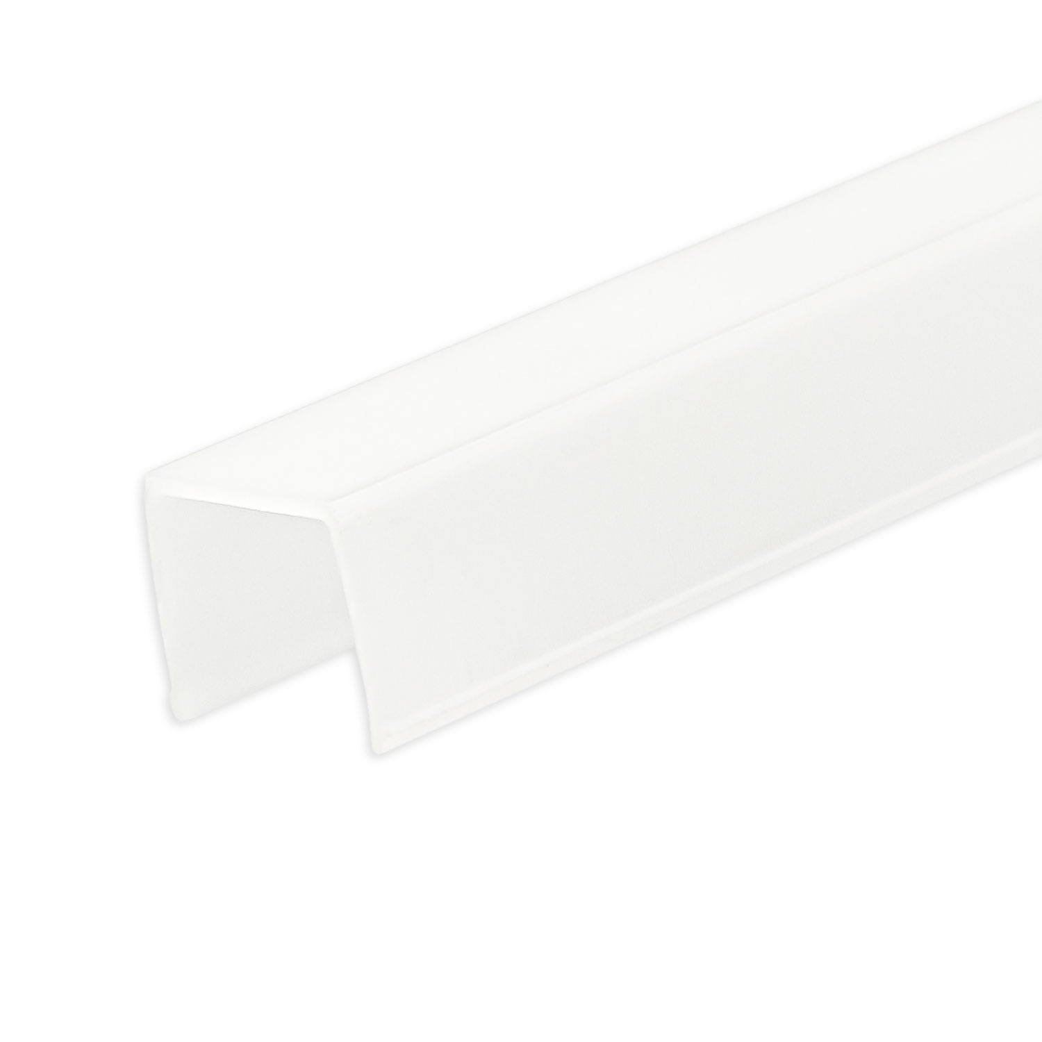 COVER weiß/matt für Track48 Aufbauschiene flat (H25), 200cm, 75% Transmission