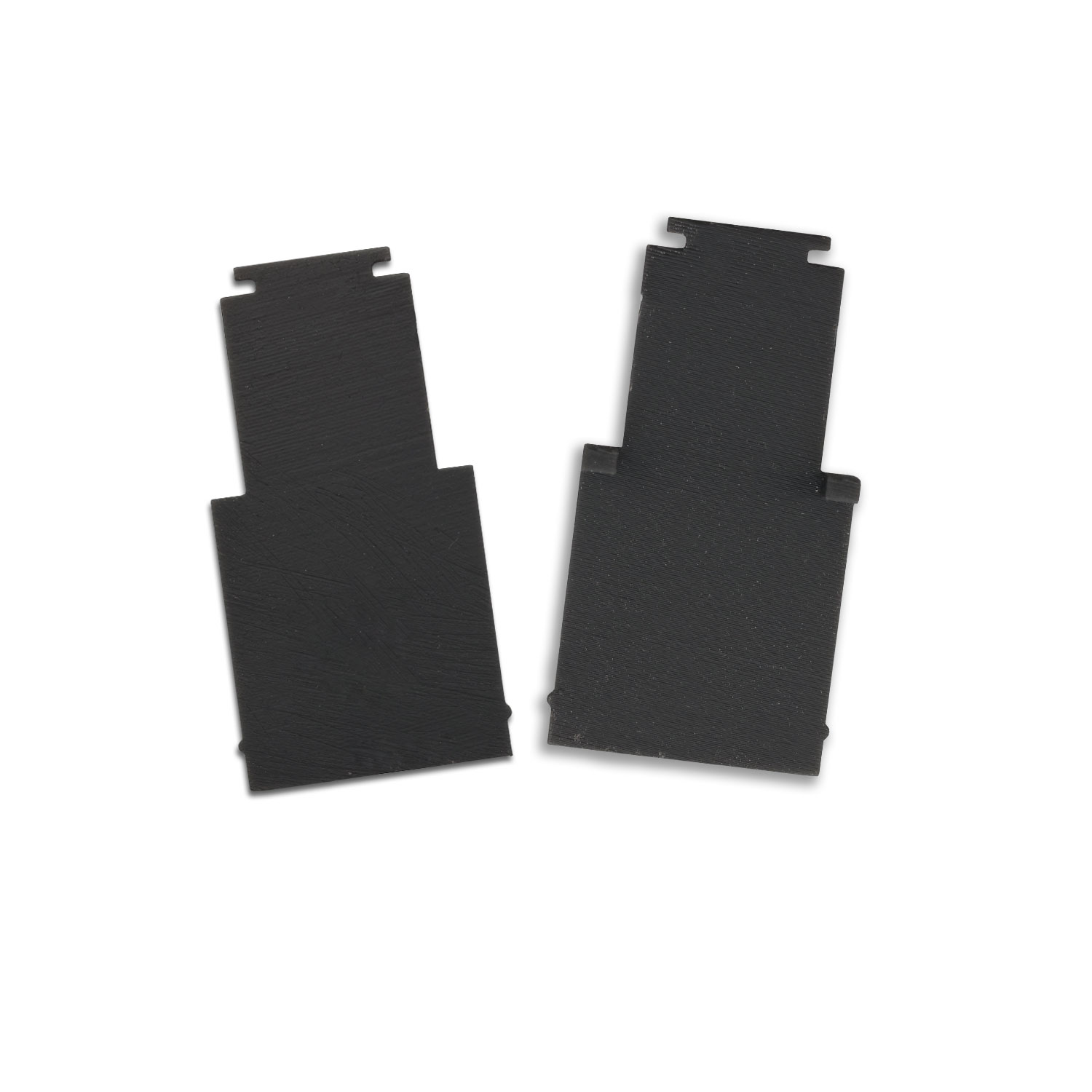 Endkappe innenliegend, schwarz für Track48 Schiene (H50) mit transluz. COVER, 2 STK