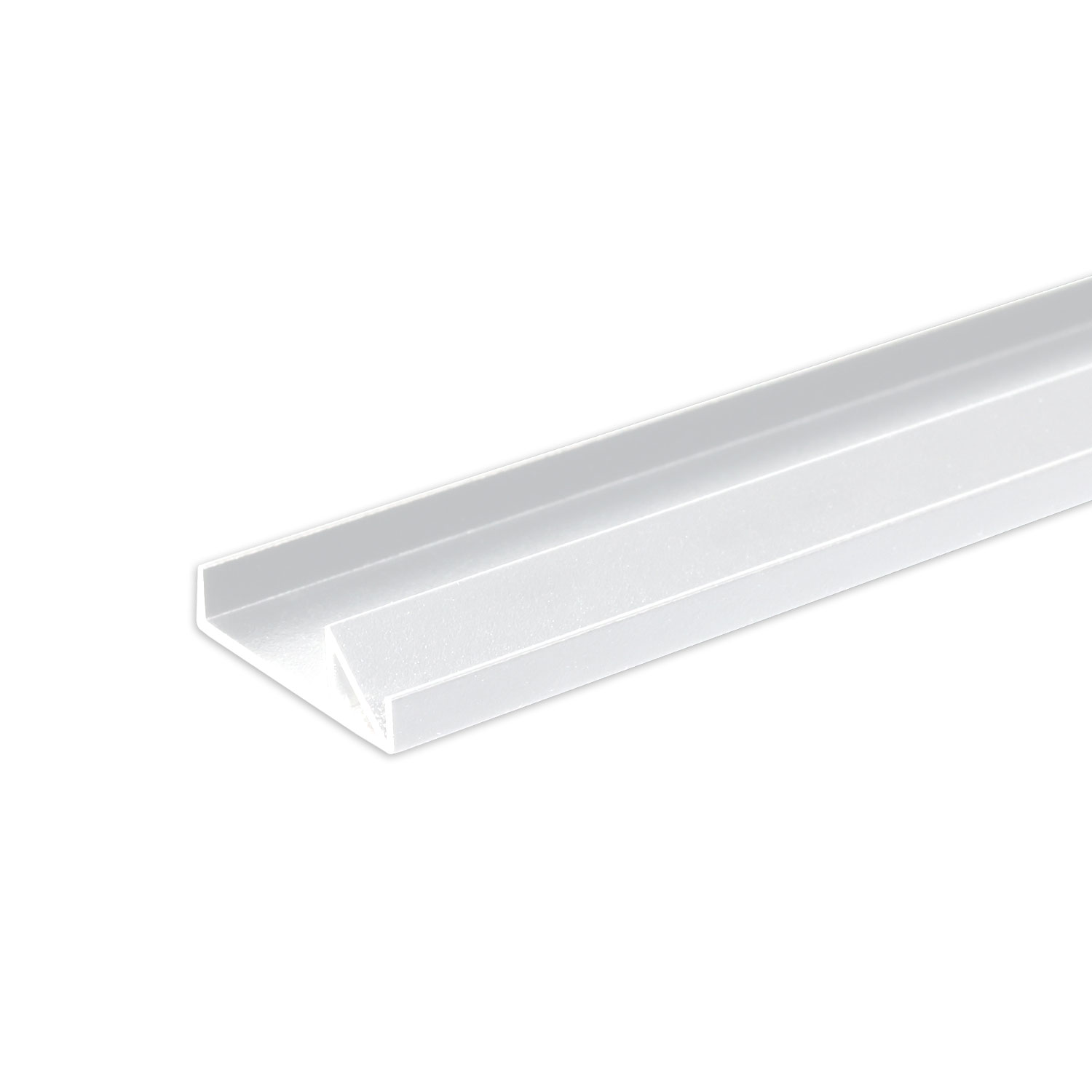 LED Regalkantenprofil FURNIT10 SHELF, 19mm, Aluminium, weiß, RAL9010