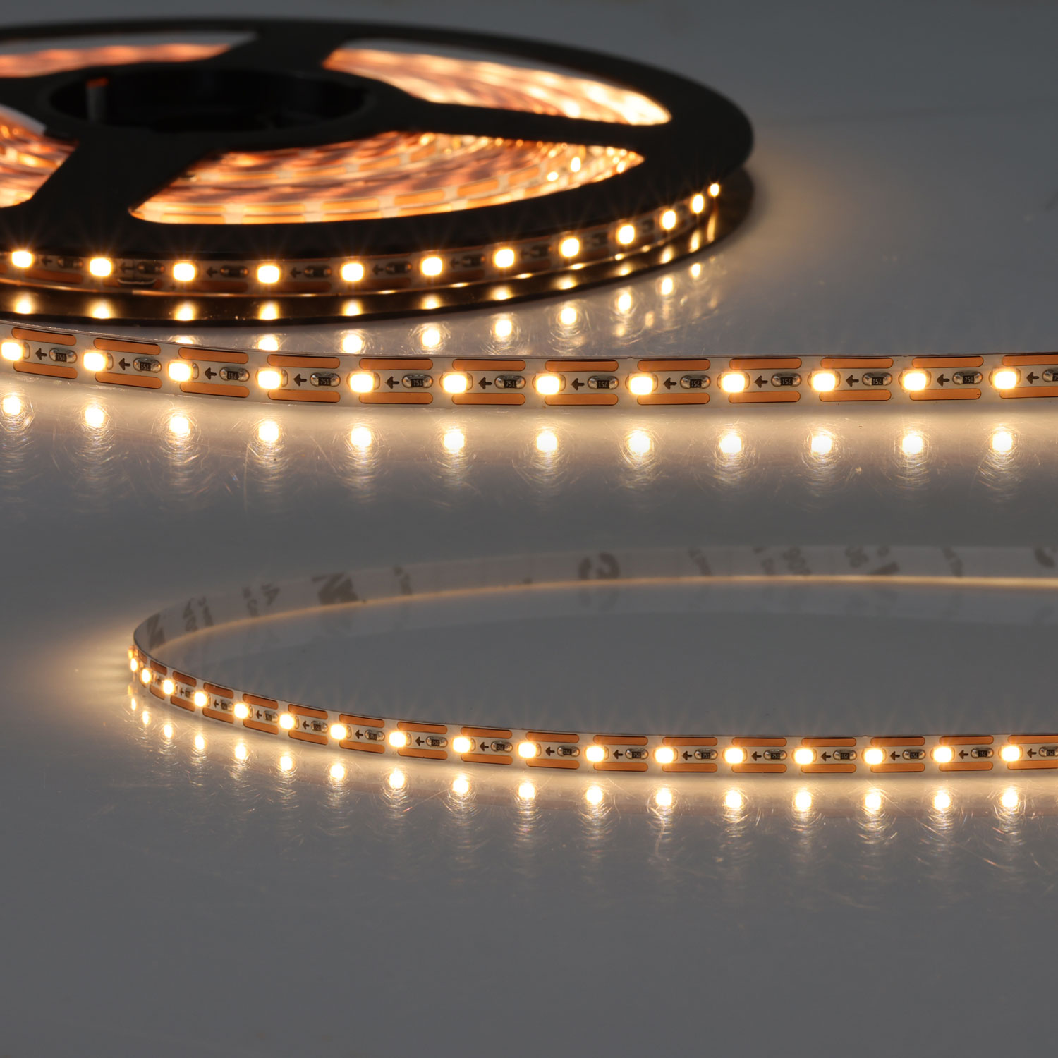 LED CRI930 MiniAMP Flexband, 24V DC, 7W, IP20, 3000K, 500cm, Kabel beids. + maleAMP, 120 LED/m