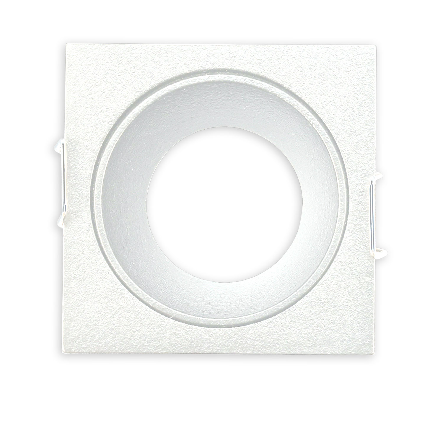 Einbaurahmen für MR11/GU10 Mini Spots, eckig, weiß