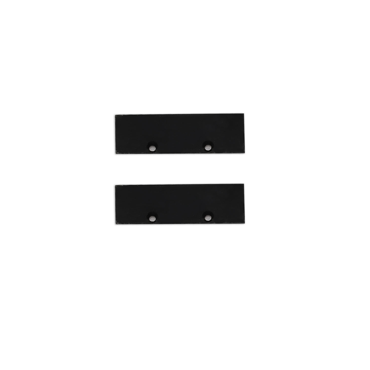 Endkappe Alu EC126 für Curtain10 ONE, 2 Stück, schwarz