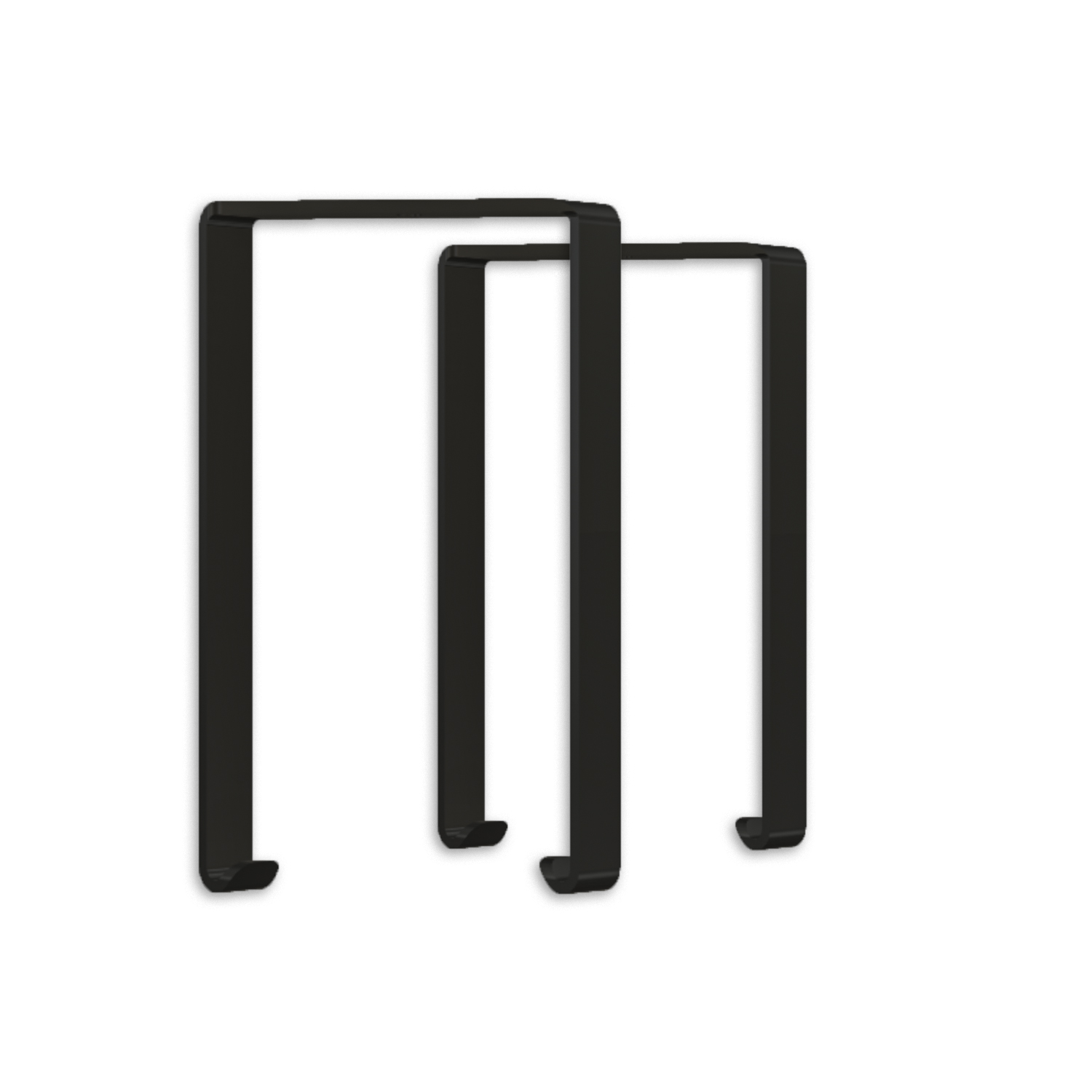 Montagebügel Z64 für Leuchtenprofil HALON zur Deckenanbau-Montage, 2 STK, schwarz